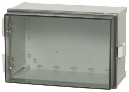Fibox CAB Series Polycarbonate Wall Box, IP65, Viewing Window, 200 mm x 300 mm x 180mm [CAB PC 203018 T]; 284-9073