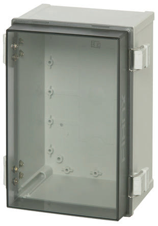 Fibox CAB Series Polycarbonate Wall Box, IP65, Viewing Window, 300 mm x 200 mm x 180mm [CAB PC 302018 T]; 284-9075