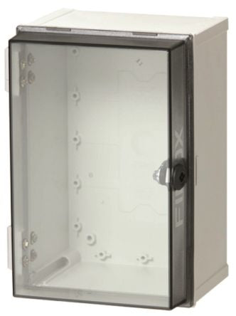 Fibox CAB Series Polycarbonate Wall Box, IP65, Viewing Window, 300 mm x 200 mm x 180mm [CAB PC 302018 T3B]; 284-9076