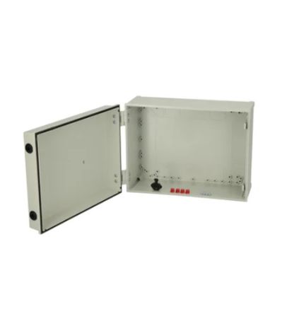 Fibox CAB Series Polycarbonate Wall Box, IP65, 400 mm x 300 mm x 180mm [CAB PC 304018 G3B]; 284-9079