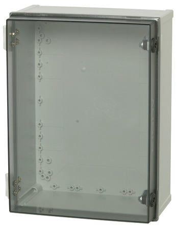 Fibox CAB Series Polycarbonate Wall Box, IP65, Viewing Window, 400 mm x 300 mm x 180mm [CAB PC 403018 T3B]; 284-9082