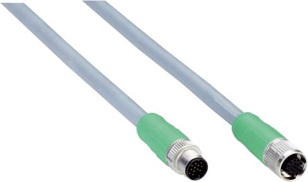 SICK, YM2A8D Series M12 Cable & Connector, 2m Cable Length for Use with Sensors, 9.1mm Probe [YM2A8D-020XXXF2A8D]; 284-9287