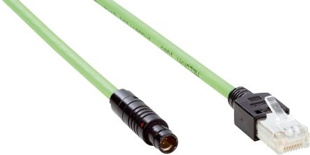 SICK, YM2Z14 Series M12 3-pin Cable & Connector, 2m Cable Length for Use with Sensors, 9.1mm Probe [YM2Z14-020EC3MRJA8]; 284-9288