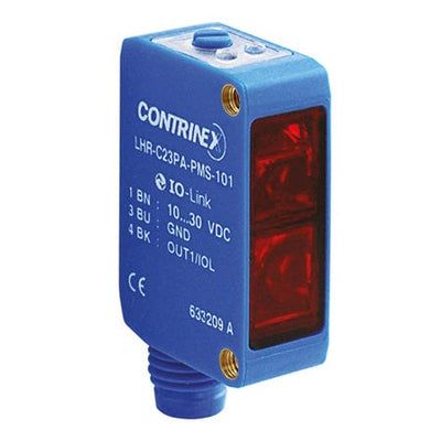 Contrinex from Molex Background Suppression Photoelectric Sensor, Block Sensor, 10 → 300 mm Detection Range [LHR-C23PA-PMS-101 / 1202540045]; 284-9789