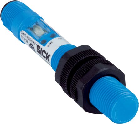 SICK Capacitive Threaded Barrel Proximity Sensor, M12, 0.5 → 4 mm, 0.5 → 8 mm Detection, 10 → 36 V [CM12-08EBO-KC1]; 285-1050