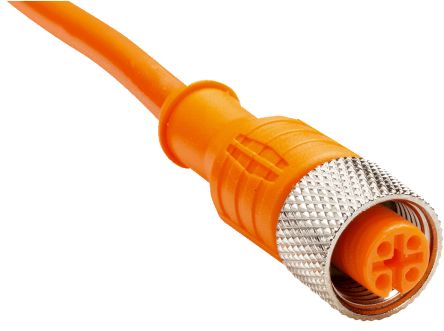 SICK Straight Female 4 way M12 to 4 way Connector & Cable, 2m [DOL-1204-G02M]; 285-1155