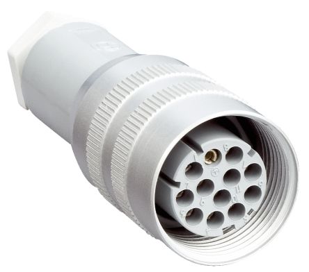 SICK, DOS Compact Power Connector Cable Mount Plug, 5A, 60 V [DOS-0612G000GA3KM6 / 6053198]; 285-1221