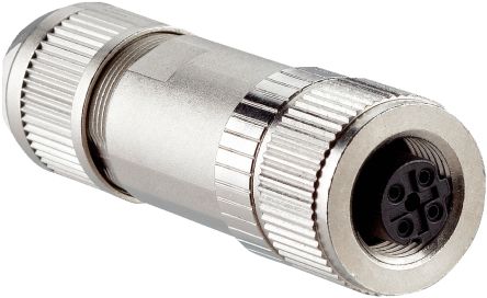 SICK, DOS Compact Power Connector Cable Mount Plug, 1.75A, 60 V [DOS-1204-GE / 6048153]; 285-1226