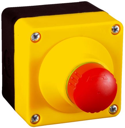 SICK ES21 Series Emergency Stop Push Button, Surface Mount, 2NC, IP65 [ES21-SA10E1 / 6036147]; 285-1302