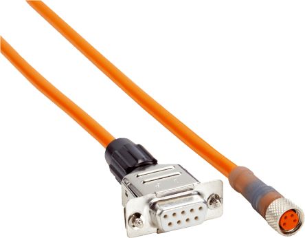 SICK Straight Female 4 way M8 to Straight Female 9 way 9 Pin D-sub Connector & Cable, 2m [YF8U14-020VA3FDSA9 / 2023695]; 285-1467