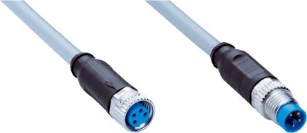SICK Straight Female 4 way M8 to Straight Male 4 way M8 Connector & Cable, 3m [YF8U14-030VA3M8U14 / 2096615]; 285-1475