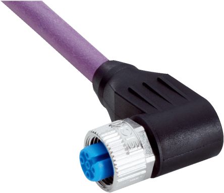 SICK Right Angle Female 5 way M12 to Flying Leads Connector & Cable, 15m [YG2A15-150C1BXLEAX]; 285-1516