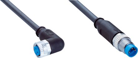 SICK Straight Female 3 way M8 to Straight Male 3 way M8 Connector & Cable [YG8U13-010UA1M8U13]; 285-1534