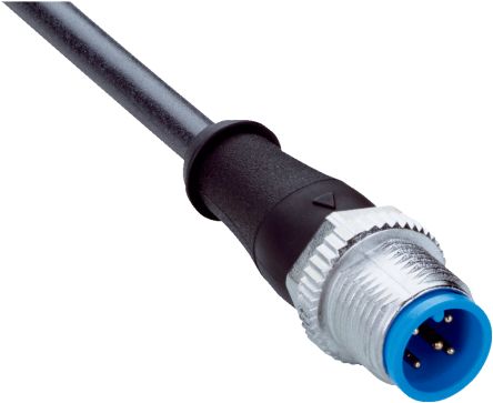 SICK Straight Male 5 way M12 to Connector & Cable, 5m [YM2A25-050UB6XLEAX]; 285-1581
