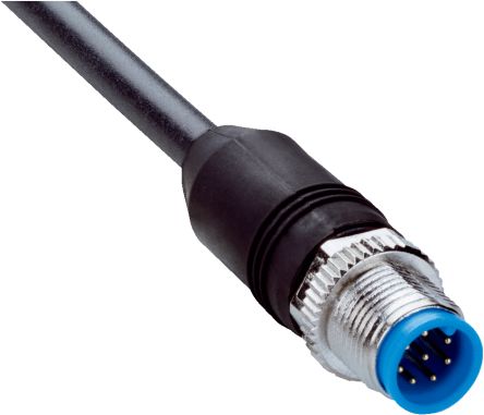 SICK Straight Male 8 way M12 to Connector & Cable, 1.5m [YM2A28-015UA6XLEAX]; 285-1582