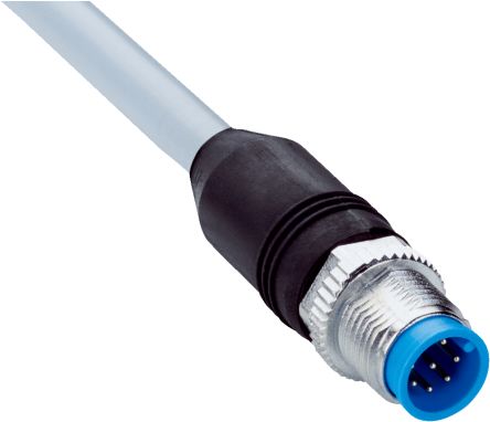 SICK Straight Male 8 way M12 to Connector & Cable, 10m [YM2A28-100VA6XLEAX]; 285-1584