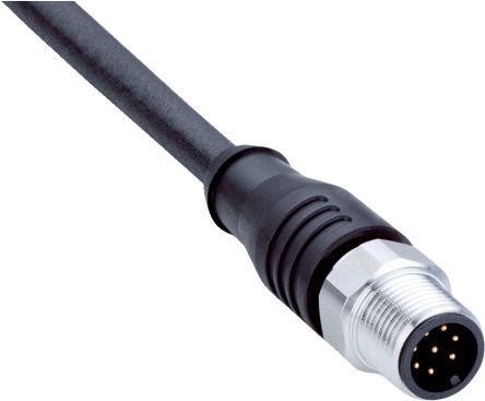 SICK Straight Male 8 way M12 to Connector & Cable, 20m [YM2A28-200UA7XLEAX]; 285-1586
