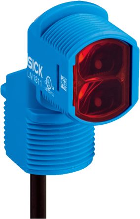 SICK Retroreflective Photoelectric Sensor, Barrel Sensor, 5 m Detection Range [ZLD18-4EZ1G8]; 285-1628