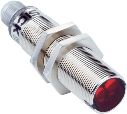 SICK Background Suppression Photoelectric Sensor, Cylindrical Sensor, 300 m Detection Range [GRTB18-N2412]; 285-1671