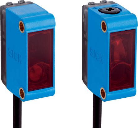 SICK Through Beam Photoelectric Sensor, Rectangular Sensor, 40 m Detection Range [GSE6L-N1211]; 285-1701