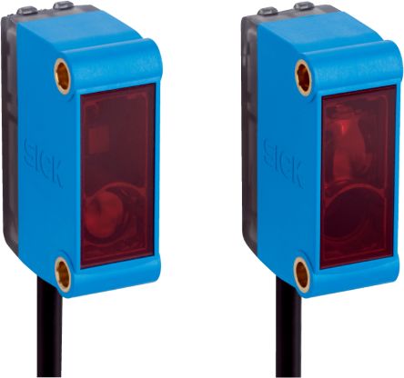 SICK Through Beam Photoelectric Sensor, Rectangular Sensor, 14.5 m Detection Range [GSE6-P1121S14]; 285-1702