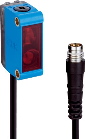 SICK Background Suppression Photoelectric Sensor, Rectangular Sensor, 250 mm Detection Range [GTB6-P6211P03]; 285-1717