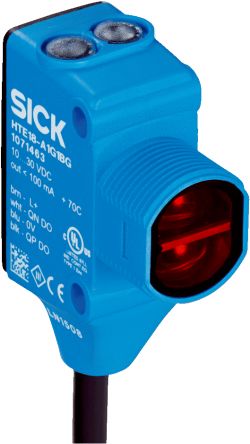 SICK Retroreflective Photoelectric Sensor, Barrel Sensor, 6.5 m Detection Range [HL18-N1G3BA]; 285-1744