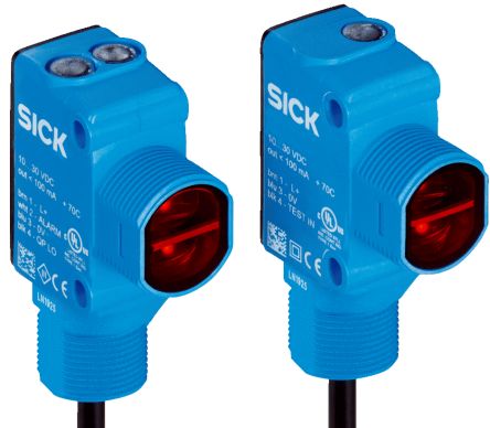 SICK Through Beam Photoelectric Sensor, Rectangular Sensor, 25 m Detection Range [HSE18B-P3B2BAS21]; 285-1758