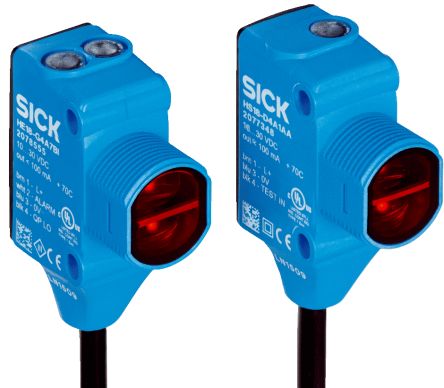 SICK Through Beam Photoelectric Sensor, Rectangular Sensor, 25 m Detection Range [HSE18-P1G2BA]; 285-1764