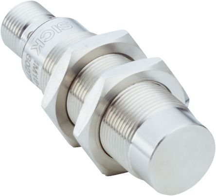 SICK Inductive Threaded Barrel Proximity Sensor, M18, 20 mm Detection, 10 → 30 V dc [IM18-20NNS-NC1]; 285-1908