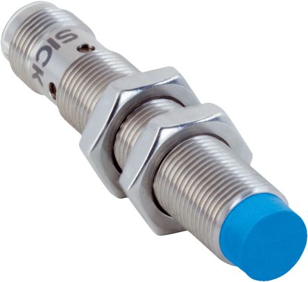 SICK Inductive Threaded Barrel Proximity Sensor, M12, 8 mm Detection, 7.2 → 60 V dc [IMS12-08NPOVC0S]; 285-1992