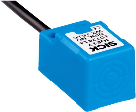 SICK Inductive Rectangular Proximity Sensor, 7 mm Detection, 10 → 30 V dc [IQE17-07NNSKW2S]; 285-2012