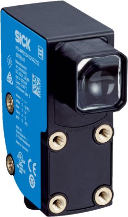 SICK Contrast Sensors 40 mm, RGB LED, PNP, 100 mA, 10.8 → 28.8 V dc, IP67 [KTX-WP91341242ZZZZ]; 285-2037