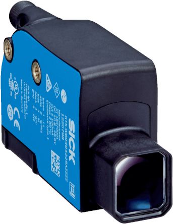 SICK Contrast Sensors 40 mm, RGB LED, PNP, 100 mA, 10.8 → 28.8 V dc, IP67 [KTX-WP91342242ZZZZ]; 285-2038