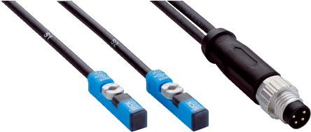 SICK T-slot Pneumatic Cylinder Sensor, IP68, 10 → 30V dc, PNP Operation, MZT8, with LED indicator [MZT8-03VPS-KRTS11]; 285-2122