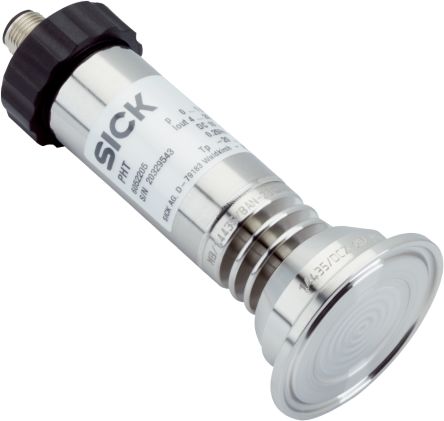 SICK PHT Series Pressure Sensor, -1.01592bar Min, 0psi Max, Relative Reading [PHT-CP015ST10SEAMS0Z]; 285-2223