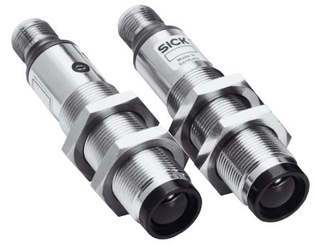 SICK Through Beam Photoelectric Sensor, Cylindrical Sensor, 20 m Detection Range [VS/VE18-3P3240]; 285-2331