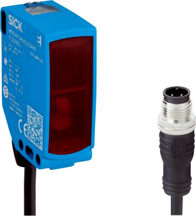 SICK Retroreflective Photoelectric Sensor, Rectangular Sensor, 10 m Detection Range IO-LINK [WLA16P-84162100A00]; 285-2402