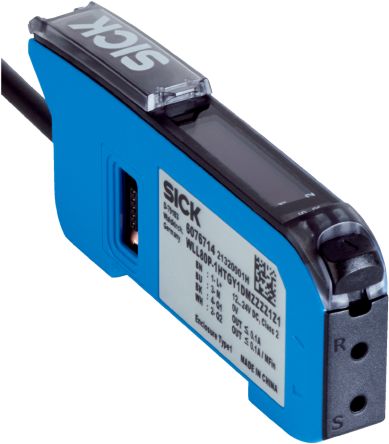 SICK Fibre Optic Sensor, PNP - NPN Output, IP54, 12 → 24 V dc [WLL80P-1FTGY1DEZZZZ1Z1]; 285-2420