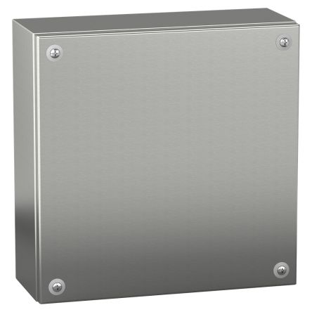 Schneider Electric PanelSeT SBX Series Stainless Steel Wall Box, IP66, 200 mm x 200 mm x 80mm [NSYSBX20208]; 285-3118
