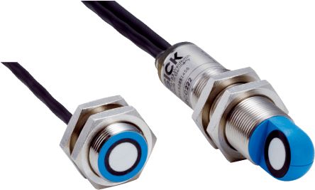SICK Through Beam Photoelectric Sensor, Cylindrical Sensor, 20 mm Detection Range [UD18-22CC242]; 285-4403