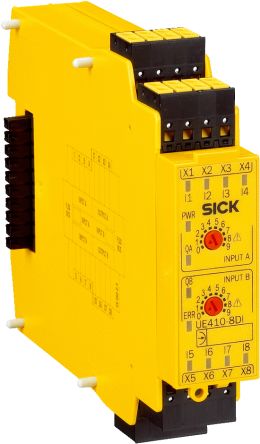 SICK UE410 Series Safety Controller, 8 Safety Inputs, 8 Safety Outputs [UE410-8DI4]; 285-4408