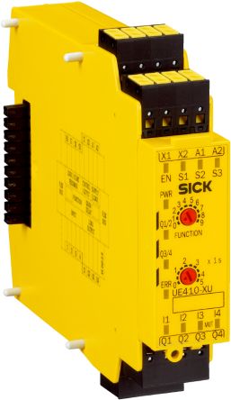 SICK UE410 Series Safety Controller, 4 Safety Inputs, 4 Safety Outputs, 24 V dc [UE410-XU4T5]; 285-4416