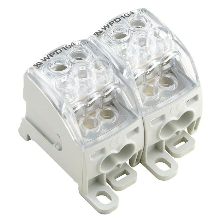 Weidmüller WPD Series Light Grey, 1-Level, Screw Termination, ATEX, IECEx [1562150000]; 285-5158