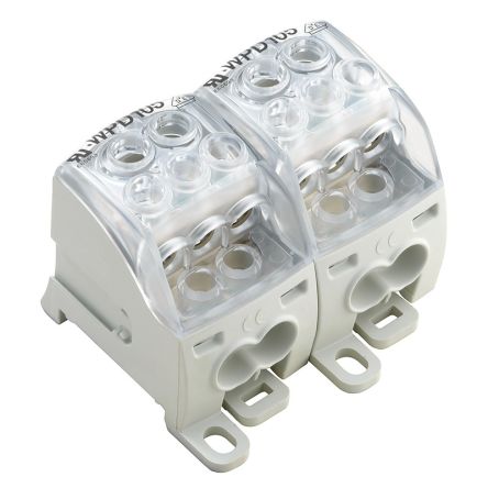 Weidmüller WPD Series Light Grey, 1-Level, Screw Termination, ATEX, IECEx [1562180000]; 285-5160