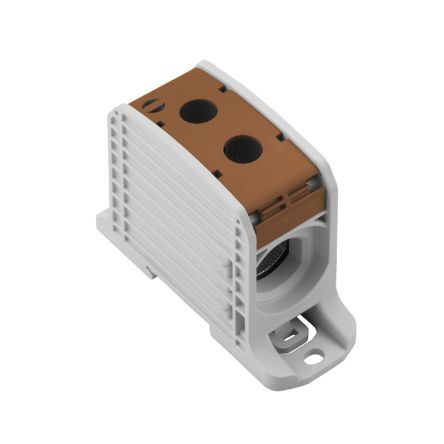 Weidmüller WPD Series Brown, 185mm², 1-Level, Screw Termination, ATEX, IECEx [2502780000]; 285-5180