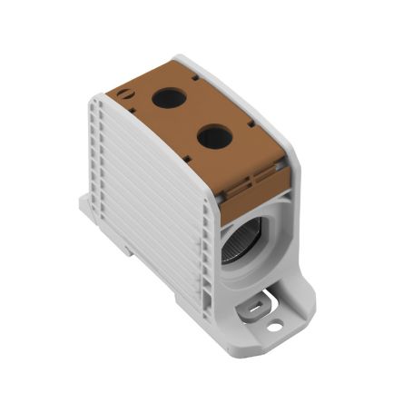 Weidmüller WPD Series Brown, 300mm², 1-Level, Screw Termination, ATEX, IECEx [2502880000]; 285-5184
