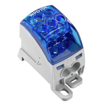 Weidmüller WPD Series Blue, 25mm², 1-Level, Screw Termination, ATEX, IECEx [2518250000]; 285-5187
