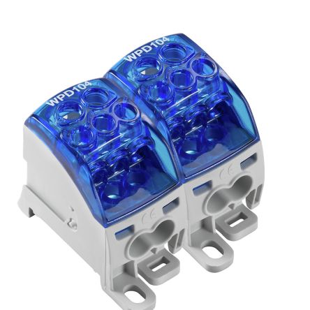 Weidmüller WPD Series Blue, 1-Level, Screw Termination, ATEX, IECEx [2518330000]; 285-5188