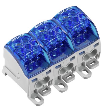 Weidmüller WPD Series Blue, 1-Level, Screw Termination, ATEX, IECEx [2518340000]; 285-5189